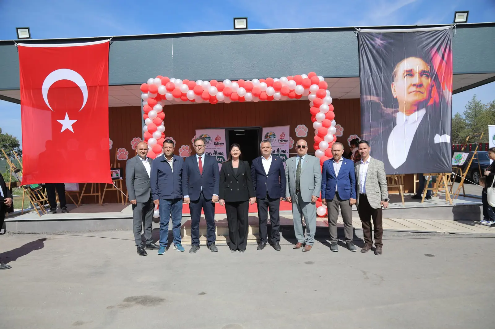EDİRNE SAHİPSİZ HAYVAN DOĞAL YAŞAM ALANI HİZMETE AÇILDI galeri görseli